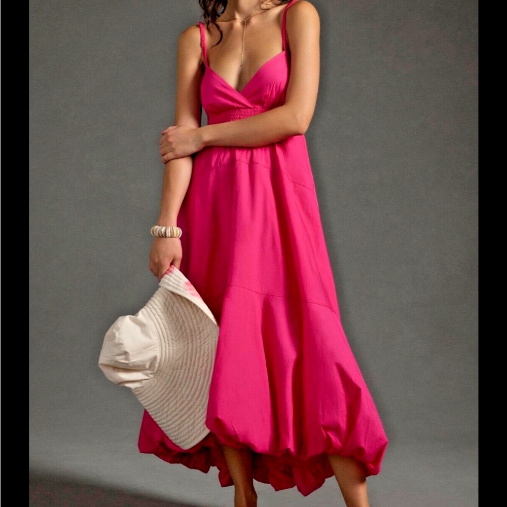 Anthropologie Pink bubble Dress